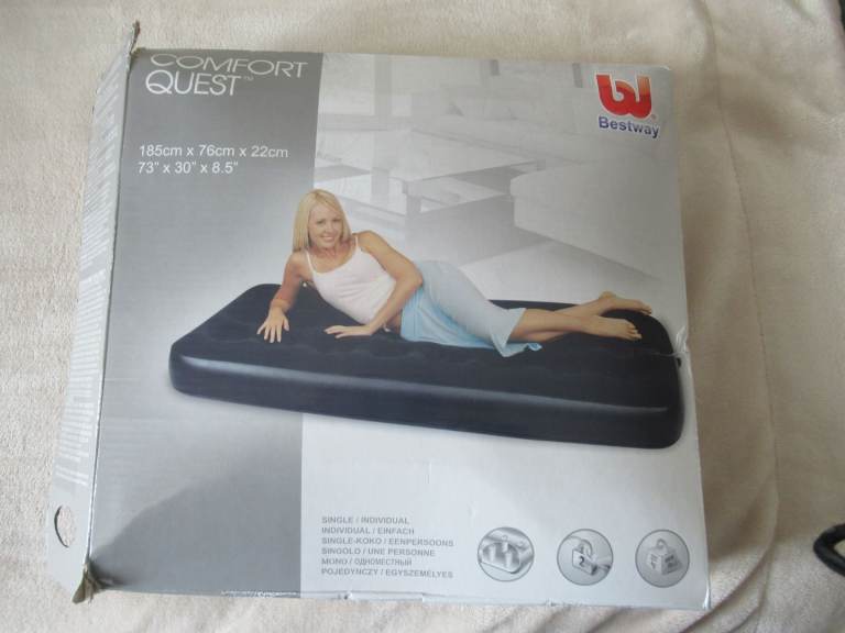 Single inflatable air bed - Comfort Quest