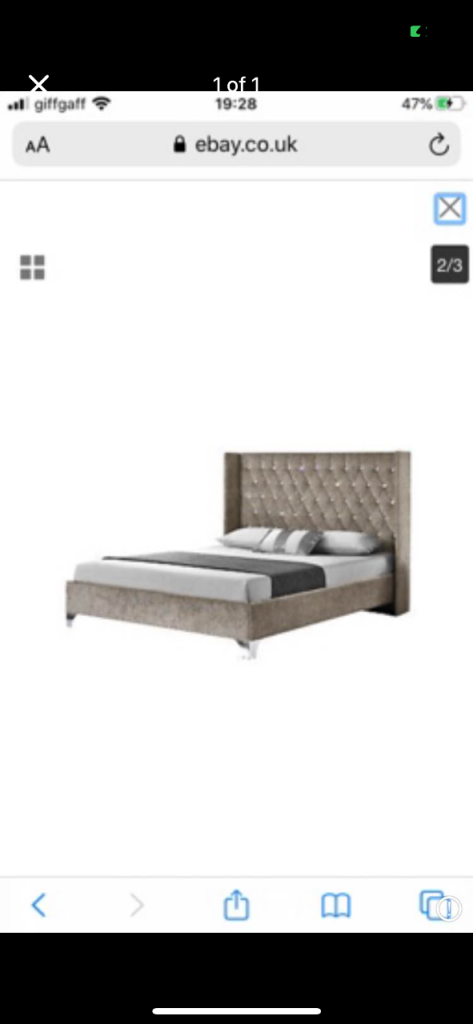 Double bed frame for sale beautiful statement piece £200 cost £500 