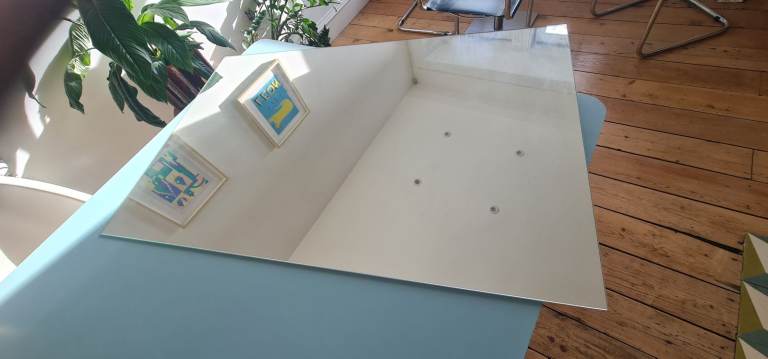 Simple, frameless ikea mirror 60cm x 96cm 