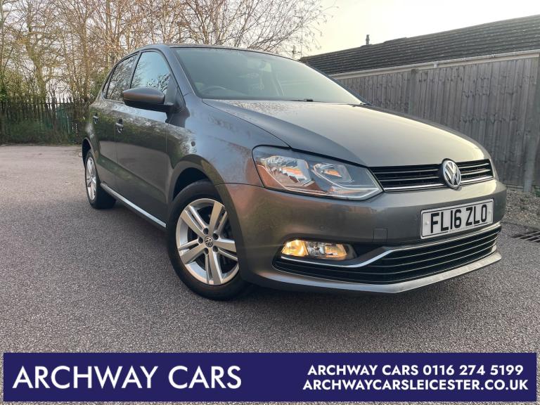 2016 Volkswagen Polo 1.0 BlueMotion Tech Match Hatchback 5dr Petrol Manual Euro