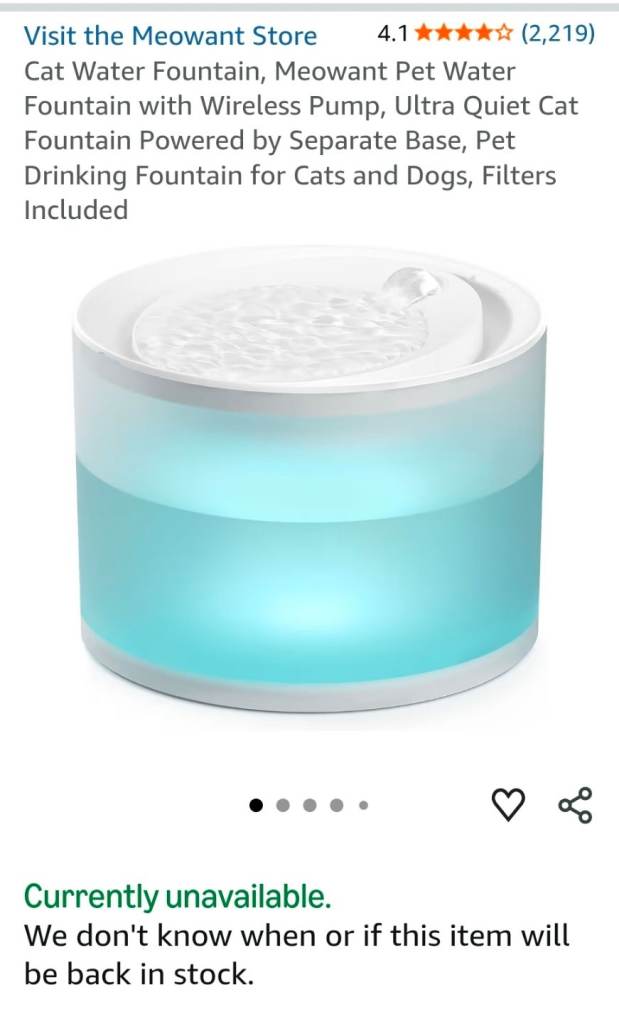 Pet wireless water fountain + Automatic Food Dispenser (cat or dog)  