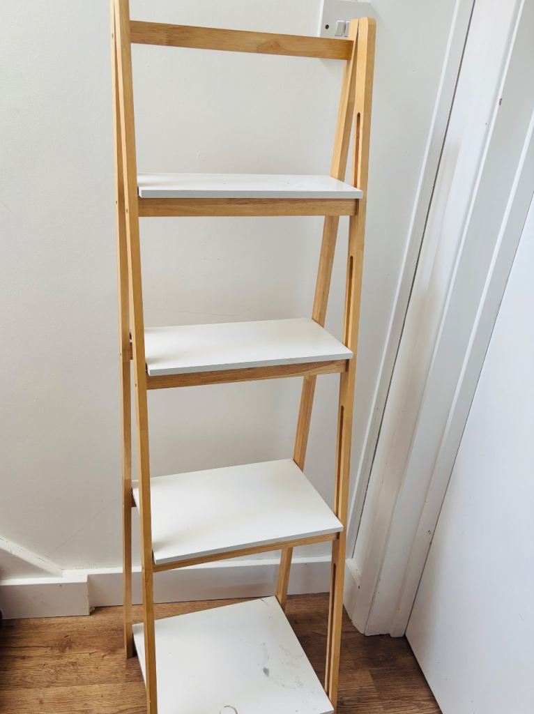 White Ladder Shelving