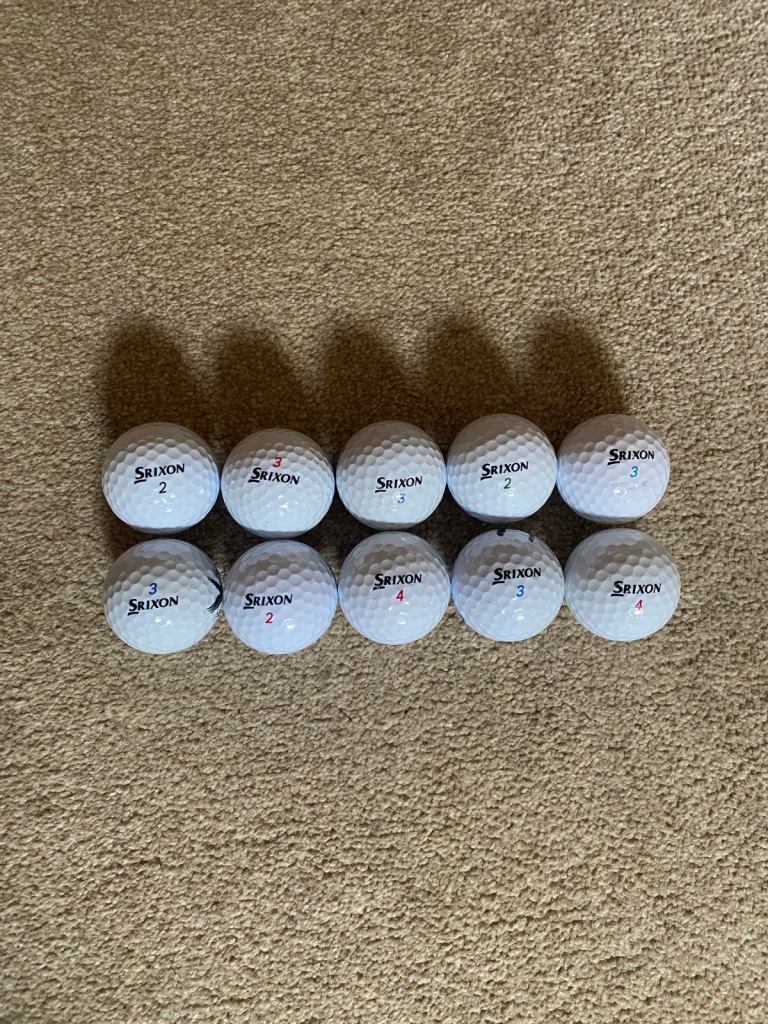 10 Srixon golf balls