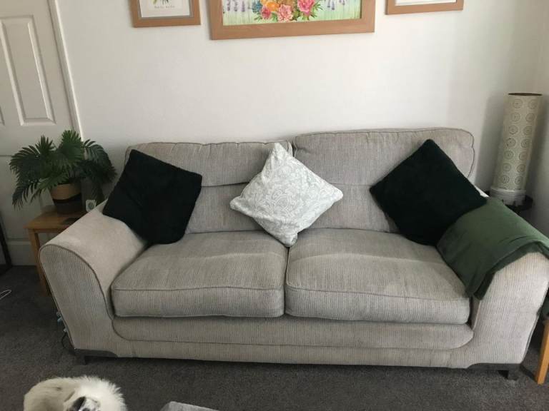 Grey 3 seat sofa