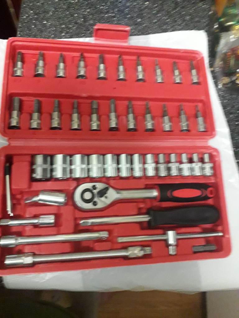46 piece socket wrench set brand new 