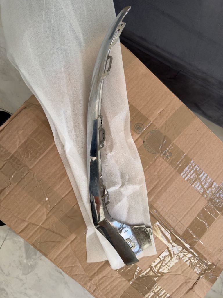 W205 | C Class Front Splitter | Lip | Left Side | Chrome