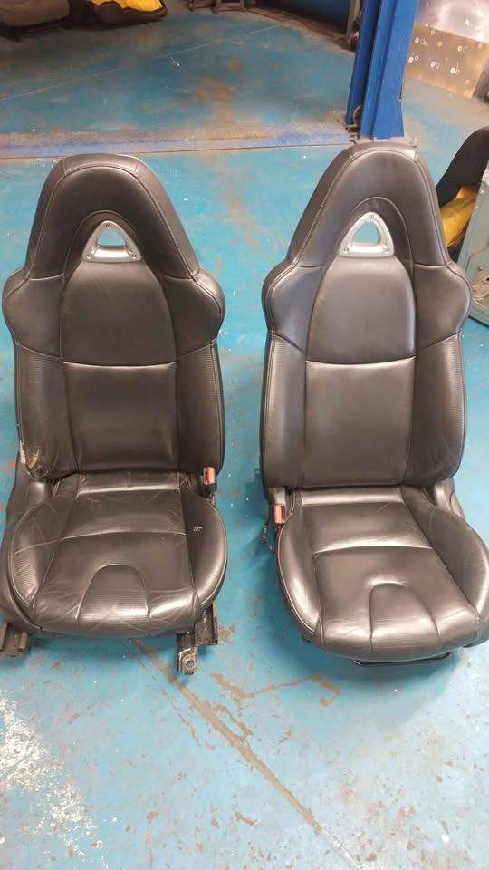 Mazda RX8 Full Set of Front and Rear Seats in Black Leather