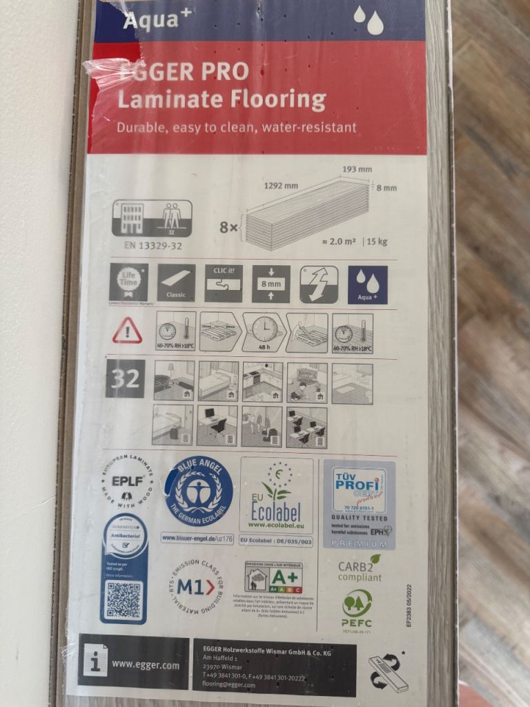 Egger Pro Aqua plus Laminate Flooring