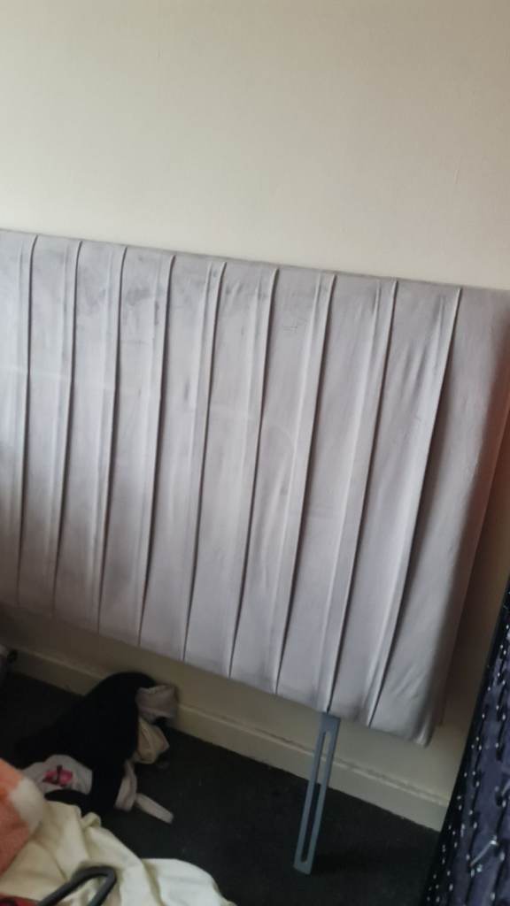 FREE Grey double head board.