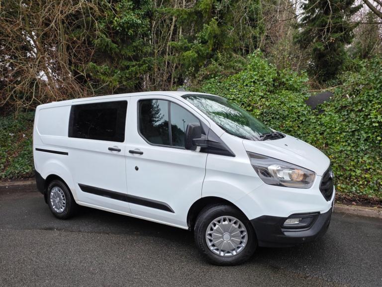2020 FORD TRANSIT CUSTOM 2.0 TDCI ECOBLUE DCIV CREW VAN EURO6 1 OWNER EX POLICE 