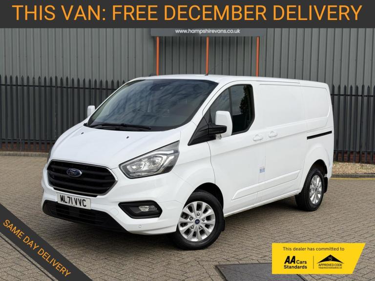 2021 Ford Transit Custom 2.0 300 EcoBlue Limited Panel Van 5dr Diesel Auto L1 H1 Euro 6 (s/s) (13...