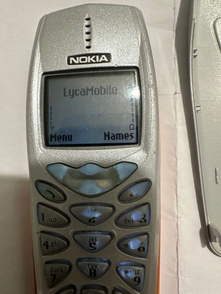Nokia 3510i Mobile Phone - Classic Orange and Silver