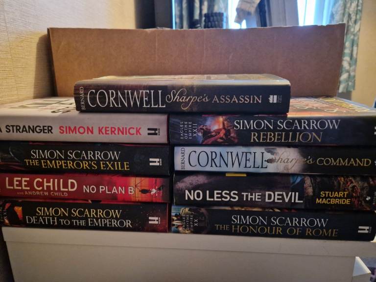 Job lot of hard back books £30 for all or £3 single