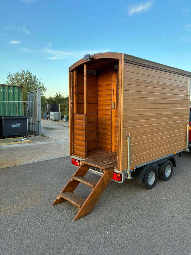  3/4 Person Mobile Sauna on Trailer