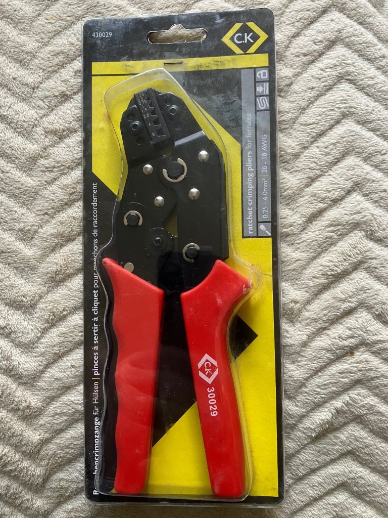 Crimping Tool - ratchet.