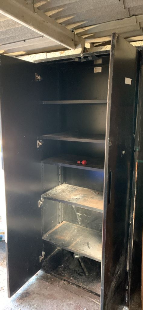 Commercial, industrial shelving cabinet 