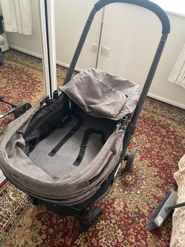 Grey Baby Pushchair / Stroller - Good Condition