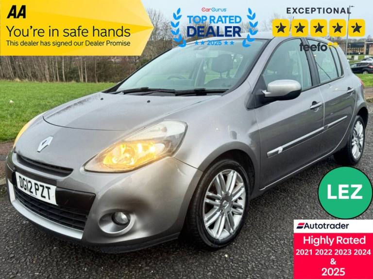 2012 Renault Clio 1.2 Dynamique TomTom Hatchback 3dr Petrol Manual Euro 5 (75 ps) Hatchback Petro...