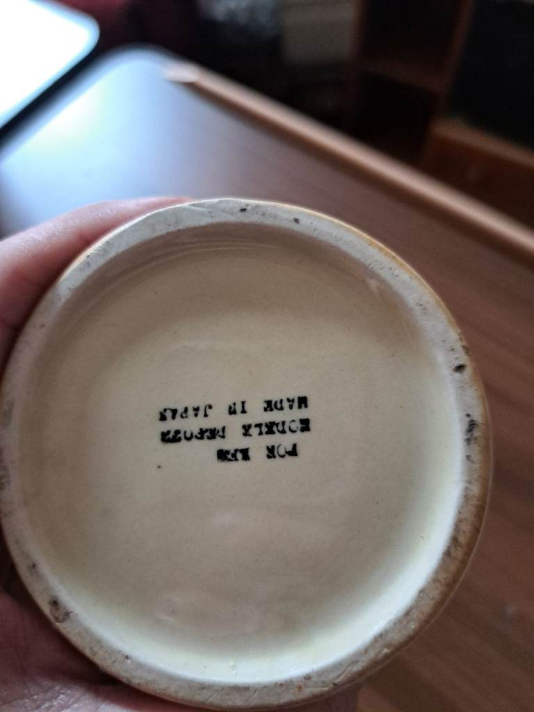 Vintage Normandie Ceramic Beer Stein Mug - Made in Japan