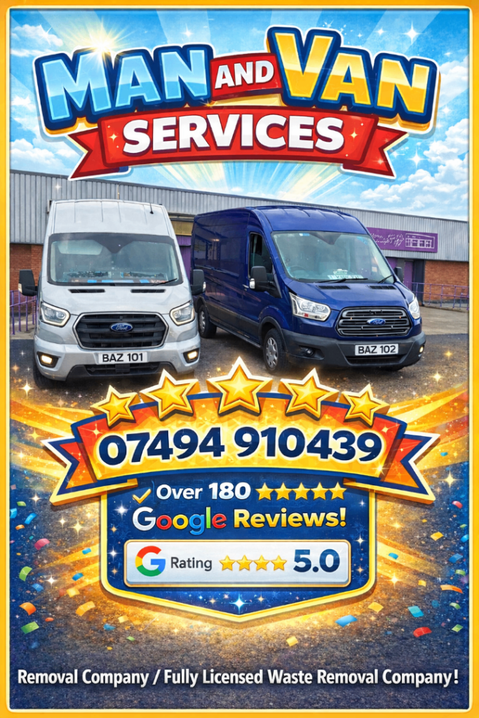 Man & van,waste, rubbish, best reviews and prices 