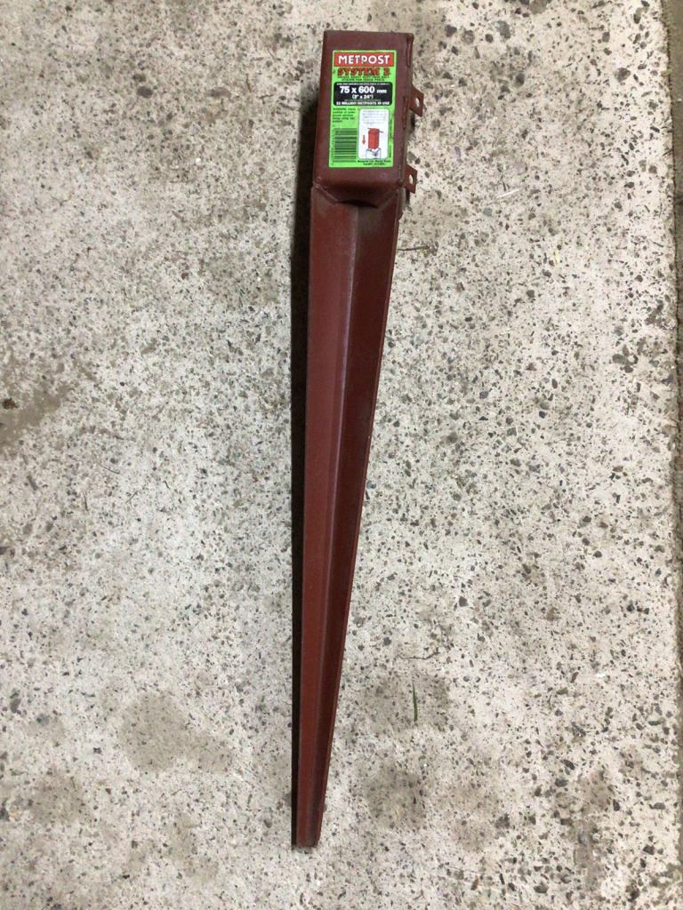 New Metpost for fences 75 X 600 mm