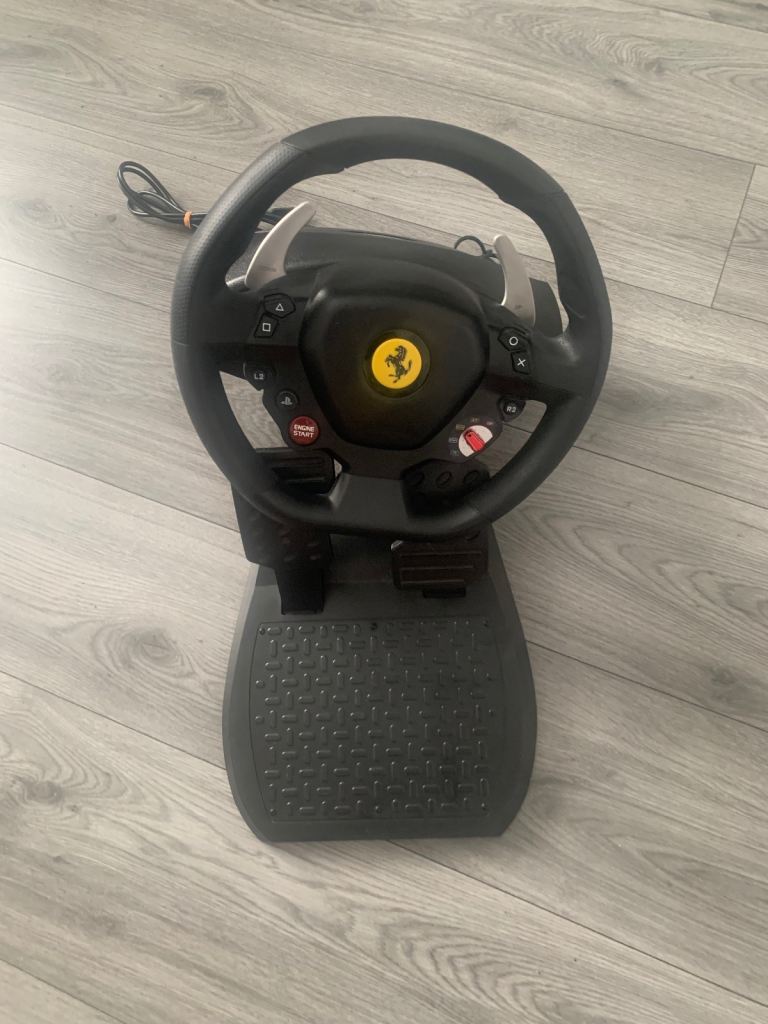 thrustmaster t80 ferrari steering and pedals ps4
