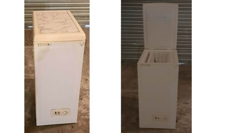 image for Norfrost compact slimline deep chest freezer with inner basket good working order