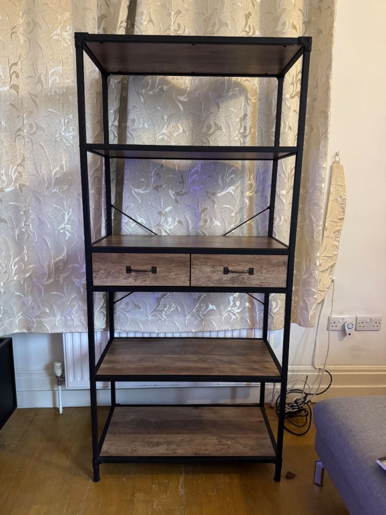 Shelving Unit with drawers (& optional matching nested tables)