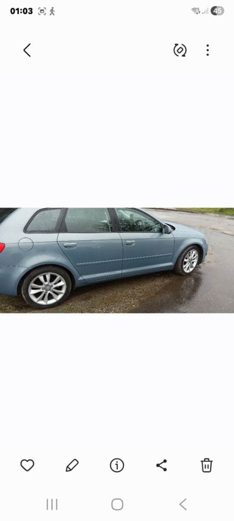 Audi, A3, Hatchback, 2013, Manual, 1598 (cc), 5 doors