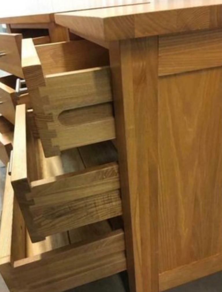 Solid Oak Bedside Cabinets