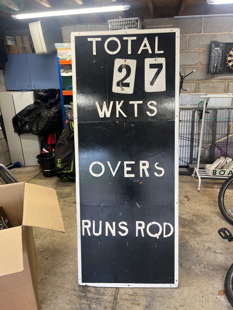 Cricket Scoreboard with numbers 