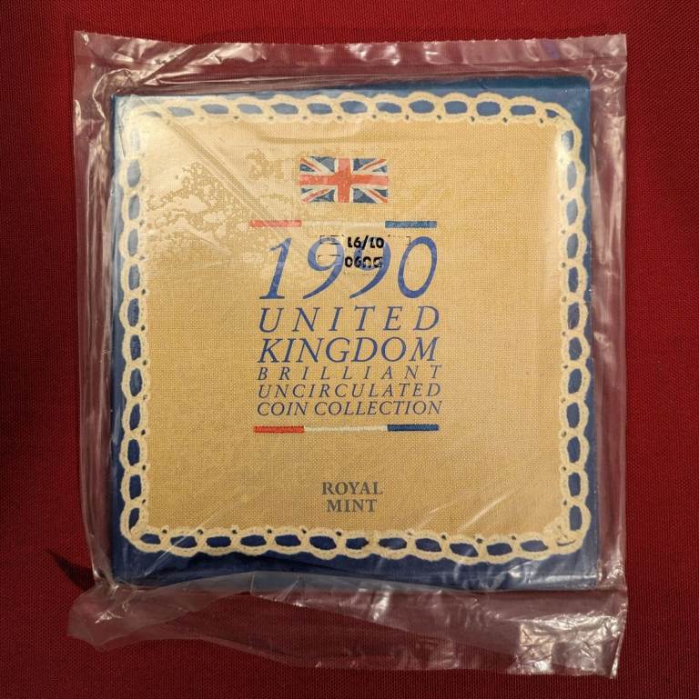 1990 Royal Mint FACTORY SEALED coin year set