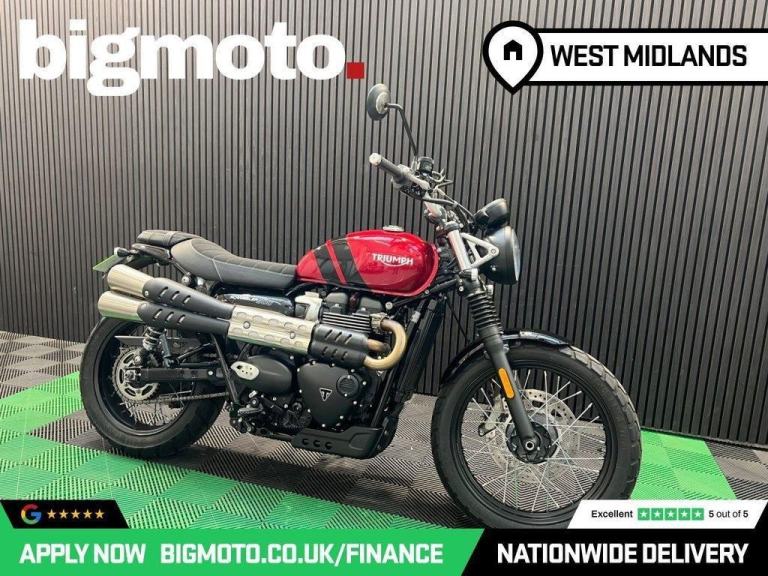 2023 23 TRIUMPH SCRAMBLER 900 FINANCE SPECIALISTS APPLY NOW