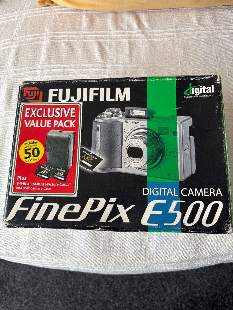 Fujifilm FinePix E500 Digital Camera - New, Exclusive Value Pack