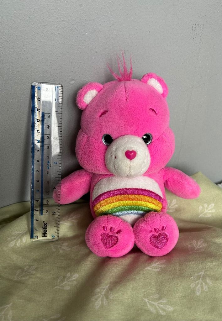 Small pink care bear good condition 