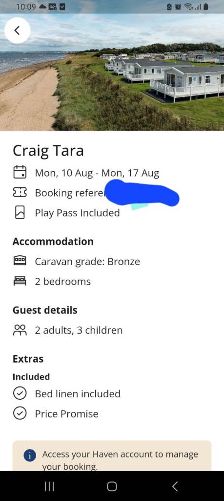Haven holiday craig tara