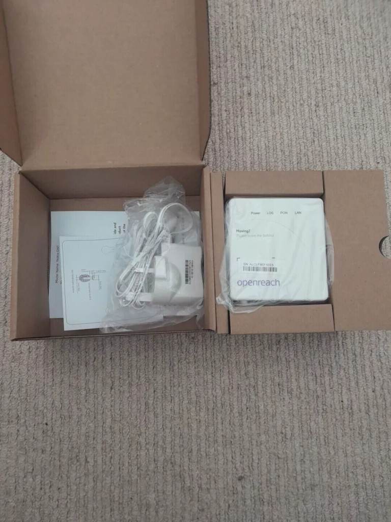 Nokia-ONT G-010G-Q Openreach Optical Fibre GPON Terminal BNIB