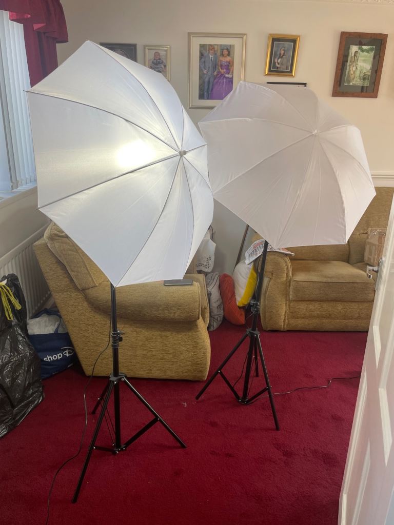 2 photography lighting kits 
