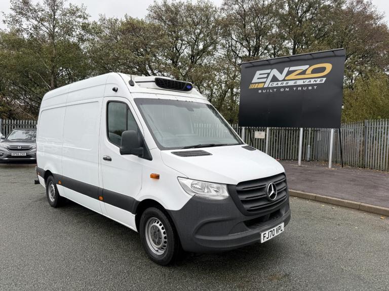 2020 70 REG MERCEDES-BENZ SPRINTER 314 2.0 DIESEL CDI MWB FRIDGE VAN ULEZ 