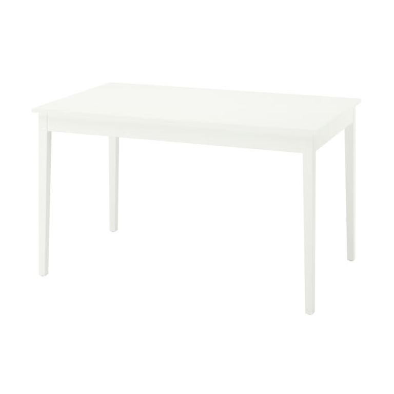 IKEA INGATORP White Extendable Dining Table – Good Condition