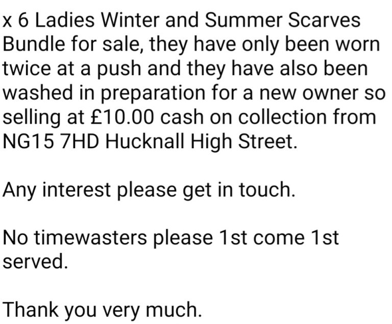 image for x 6 Ladies Winter and Summer Scarves Bundle 