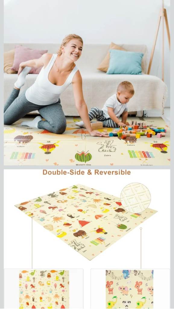 Reversible Baby Play Mat