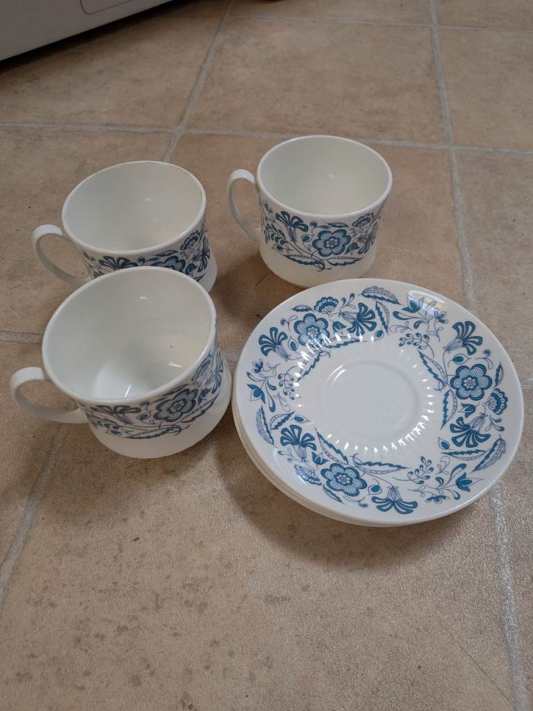 Vintage Duchess Bone China Cups & Saucers