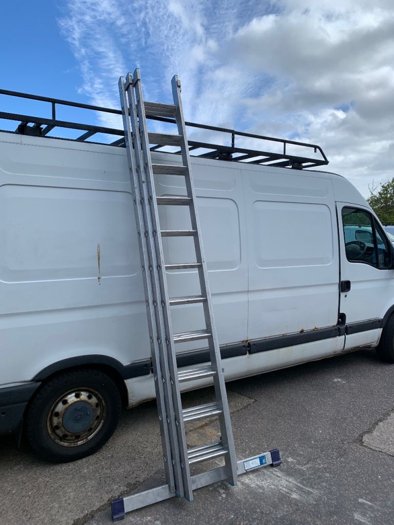 2024 TB Davies 3 piece/ section 7m Aluminium extension ladder, used