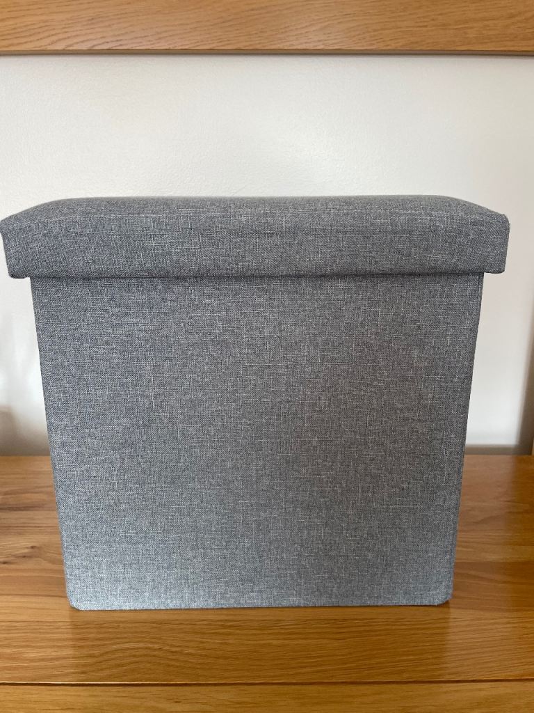 Foldable Grey storage box cube
