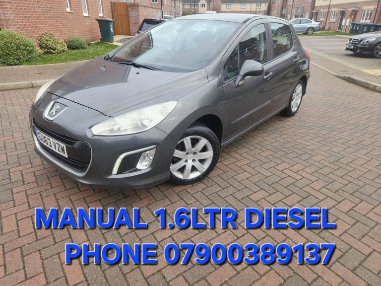 PEUGEOT 308 MANUAL 1.6LTR DIESEL ULEZ COMPLY CHEAP INSURANCE AND ROAD TAX