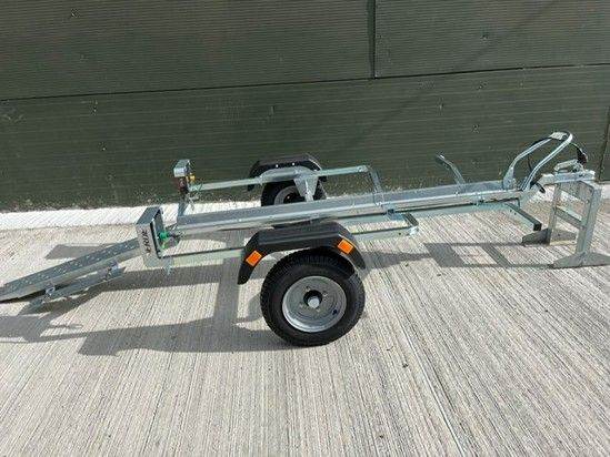 Erde Single Motorcycle PM320 Trailer with Ramp - 300kg MGW