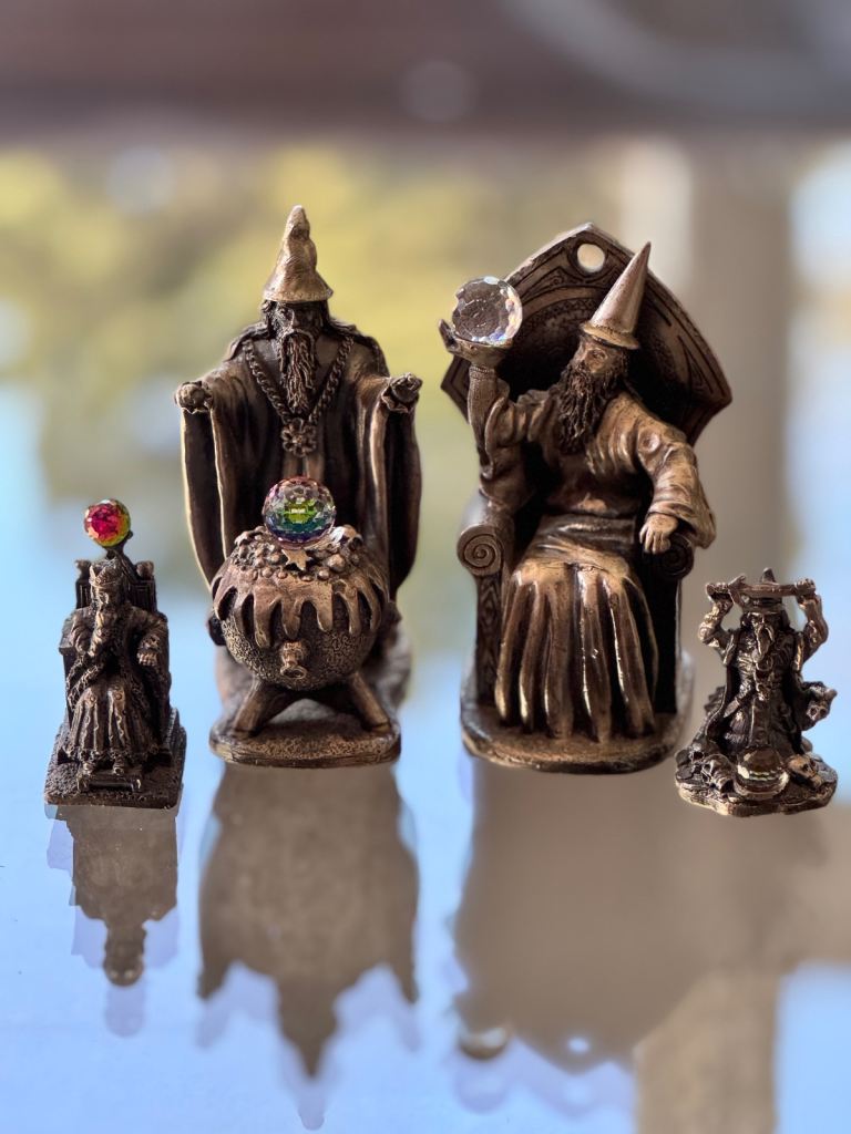 Myth and Magic by The Tudor Mint x 4 Pewter Figurines