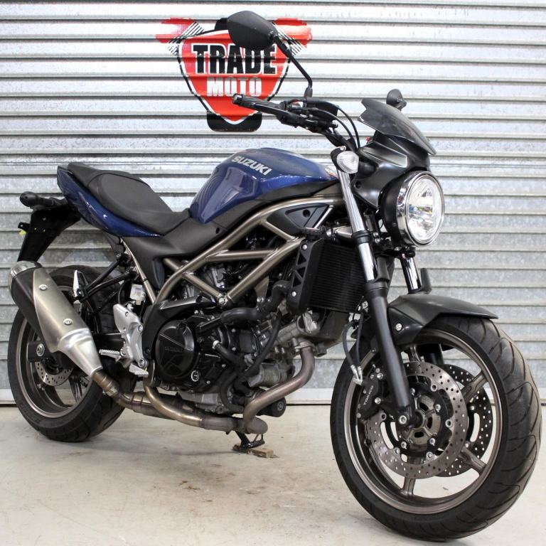 2024 74 SUZUKI SV650 SV 650 ABS V5 FOR EXPORT CAT B ONLY TRADE SALE BLUE 1054mls
