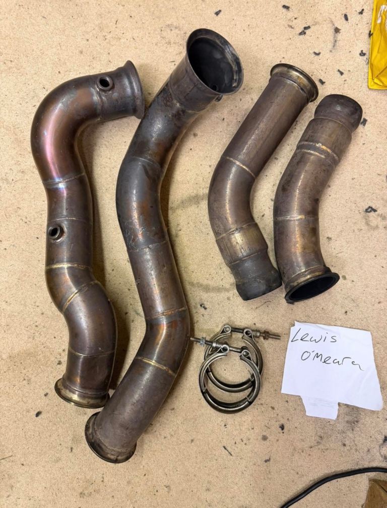 Mercedes GLC63 catless downpipes